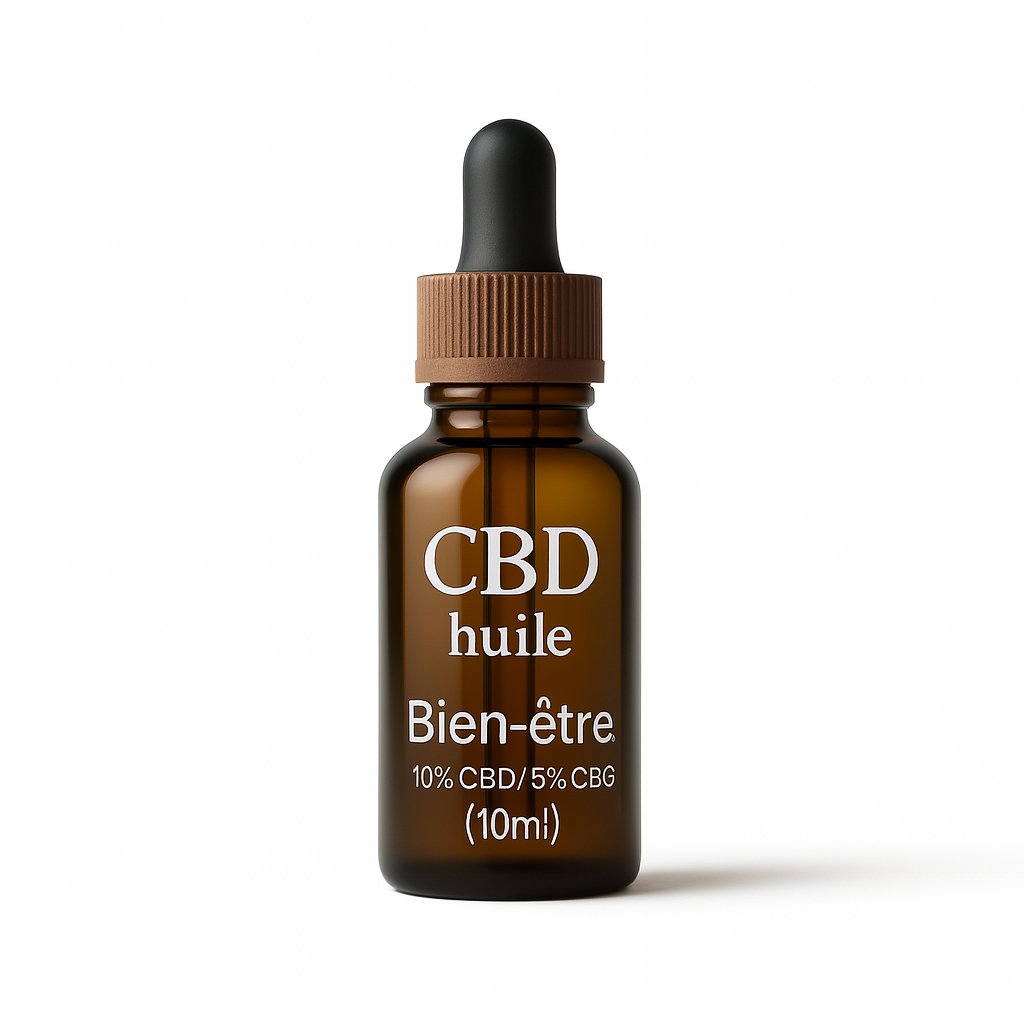 Huile 10% CBD / 5% CBG – Bien-être