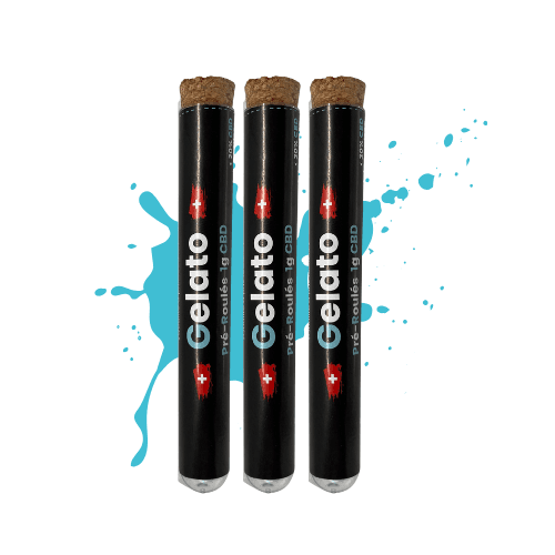 Pack 3 pré-rolls Gelato